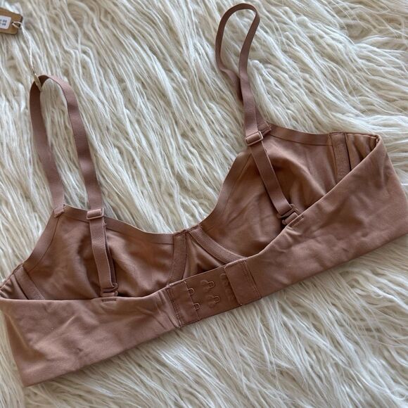 Skims Fits Everybody Unlined Demi Bra Sienna Size 34A - Picture 6 of 7